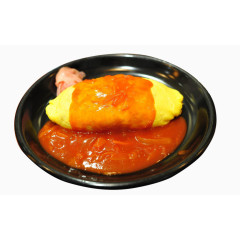 美味可口的蛋包饭