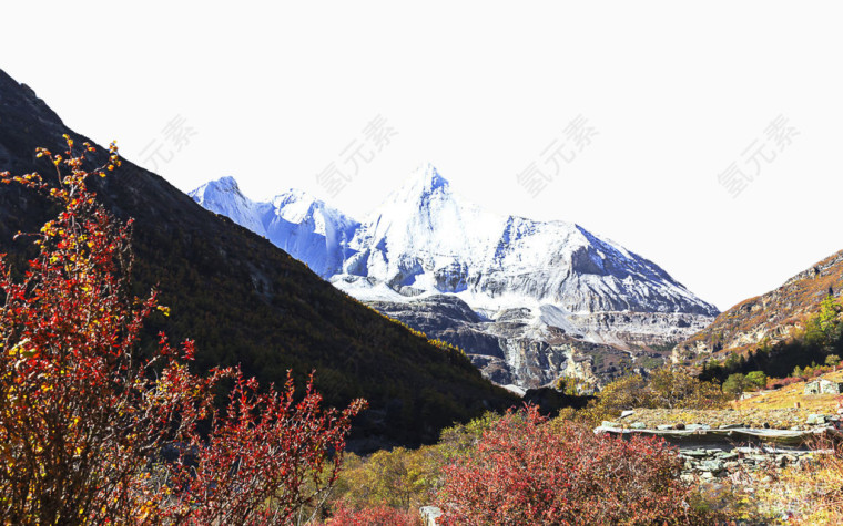 秋季稻城风景区