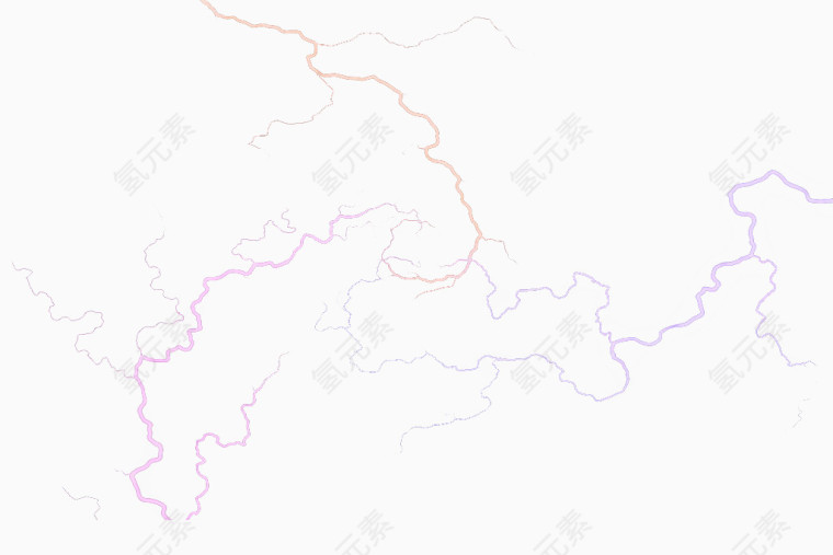 三条闪电光