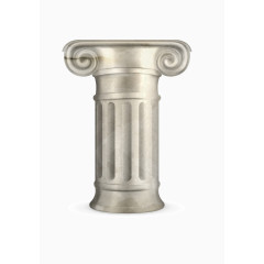 矢量手绘罗马柱