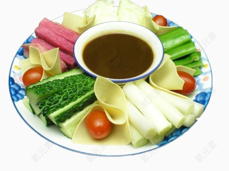 一份烫火锅蔬菜免扣素材