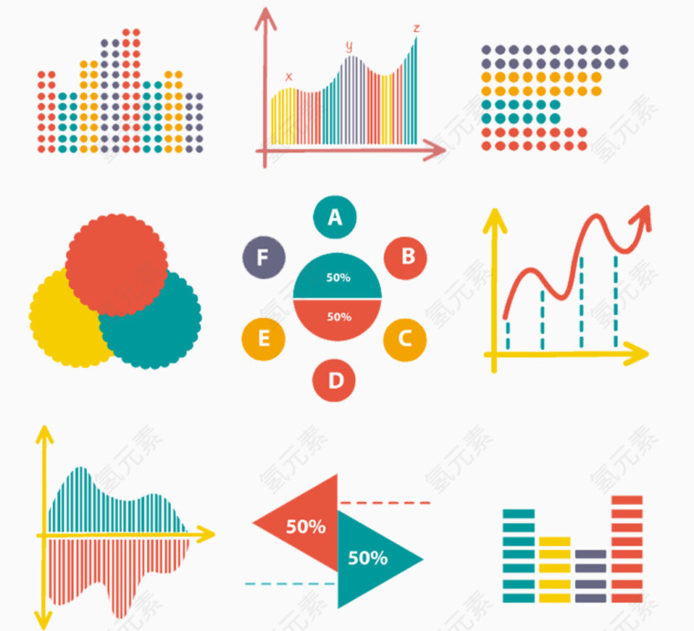 创意彩色PPT素材