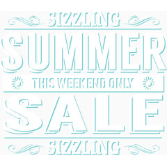 矢量夏天销售插图