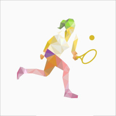 网球网球运动插图设计