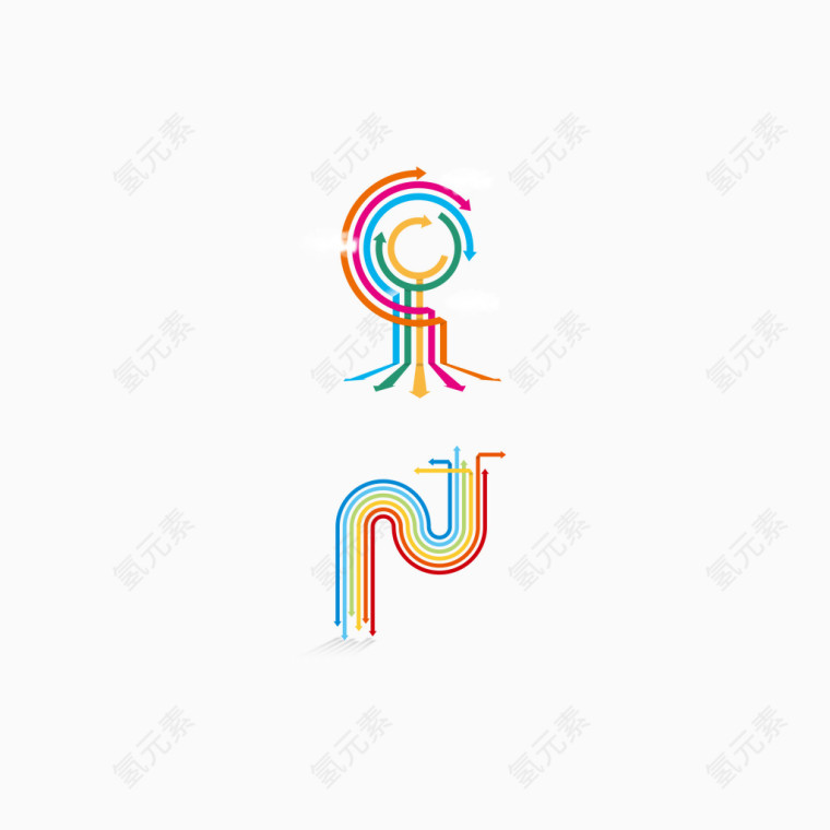 3D网络科技箭头