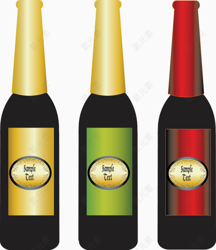 欧美西餐菜谱矢量素材