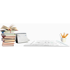 温馨书桌网页装饰元素