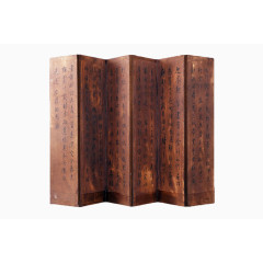 复古木屏风