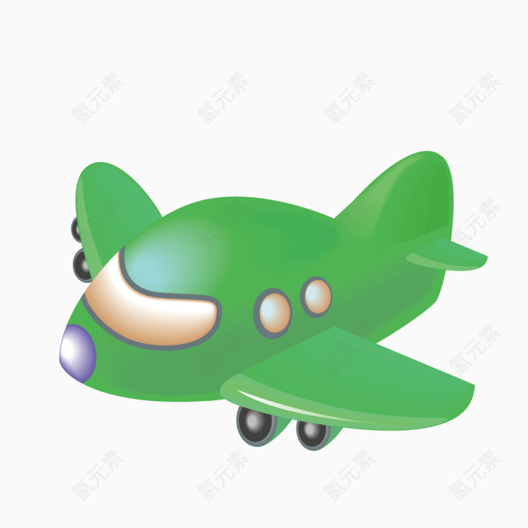 矢量卡通飞机战斗机