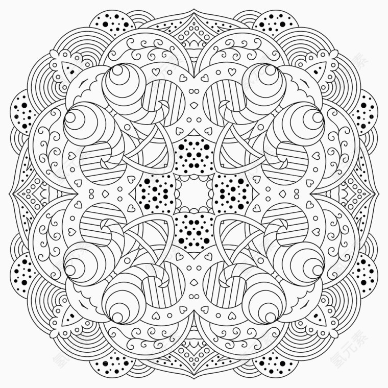经典花纹