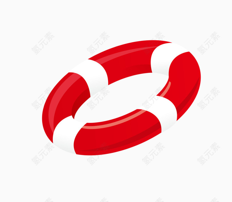 救生圈png矢量素材