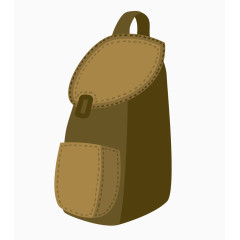 深色的卡通旅行背包