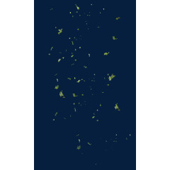 绿色冰晶水花漂浮素材