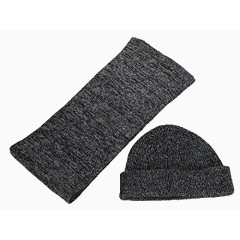 秋冬季羊毛混纺二件套