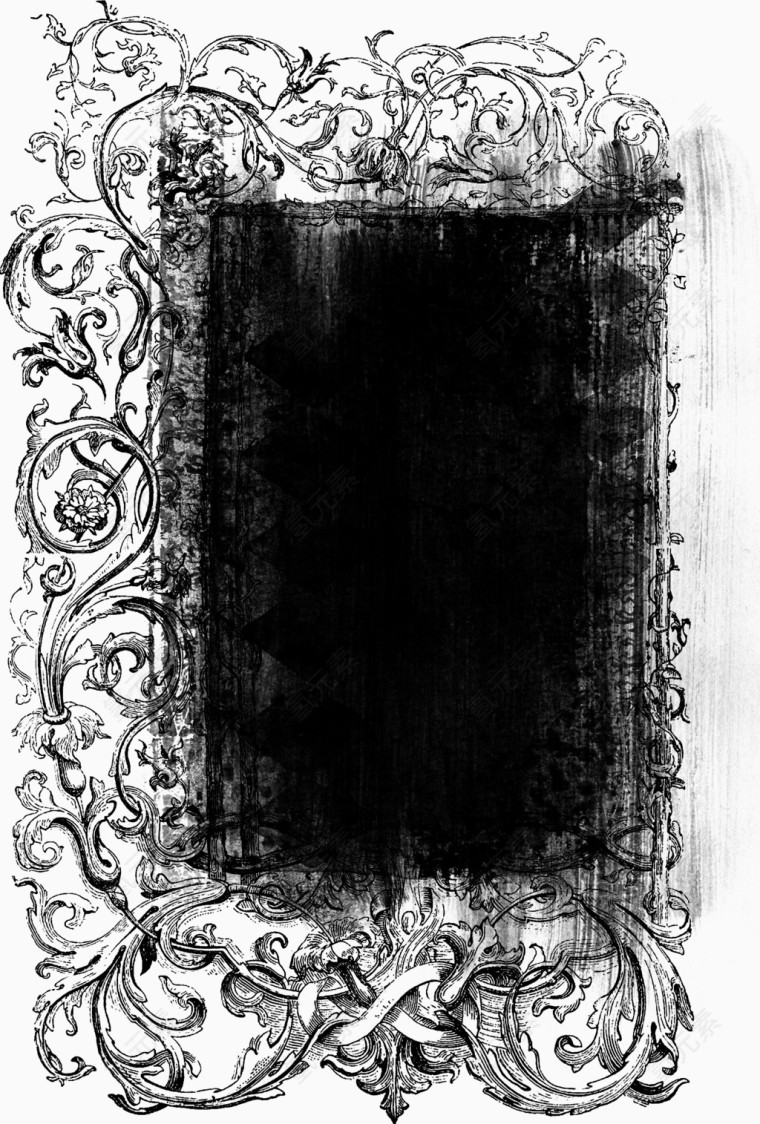 漂亮花纹剪切蒙版