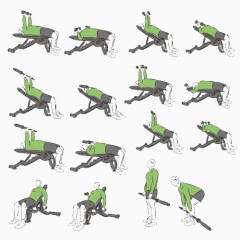各种动作矢量图