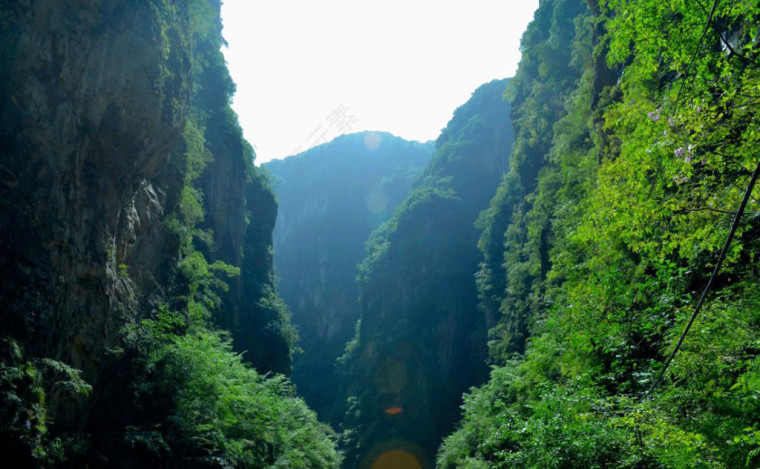 唯美太行山大峡谷风景图