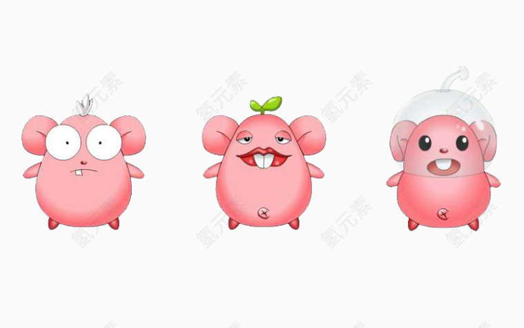 粉色地鼠图片素材