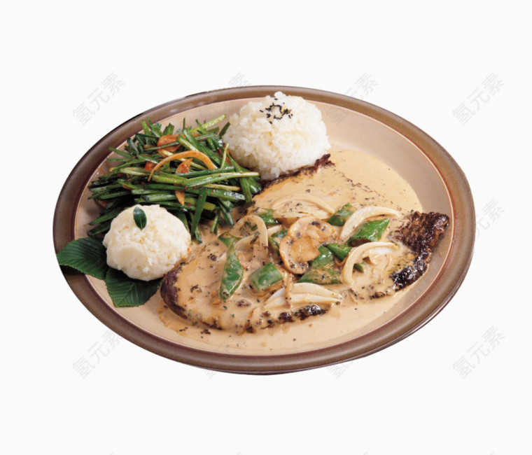 西餐孜然牛排