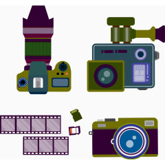 矢量图摄影设备