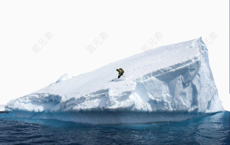 南极雪风景图