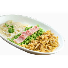 时笋毛豆蒸榨菜