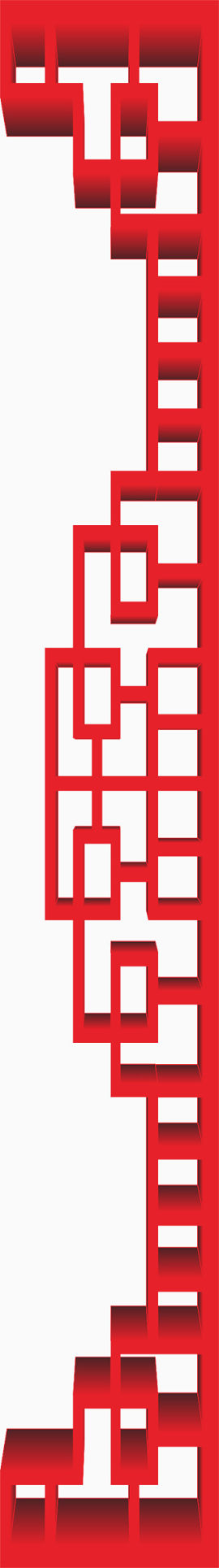 红色窗框素材图片