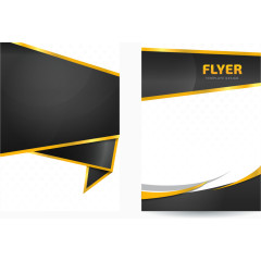 矢量精美单页传单设计素材