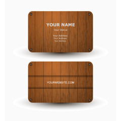 木质名片