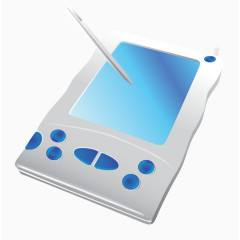 蓝色触屏游戏机