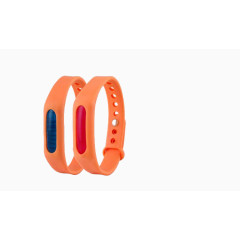 橙色运动防蚊手环
