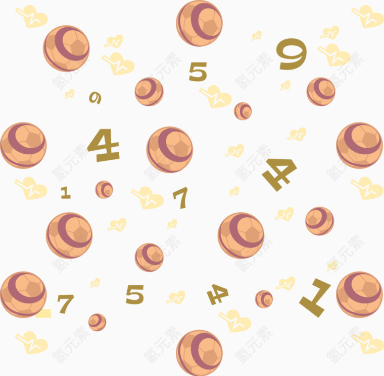 儿童房间卡通背景元素