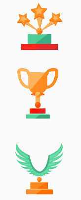 奖杯 五角星