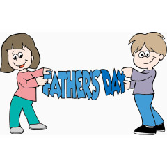 父亲节装饰元素