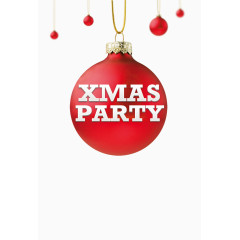 圣诞树圣诞球派对