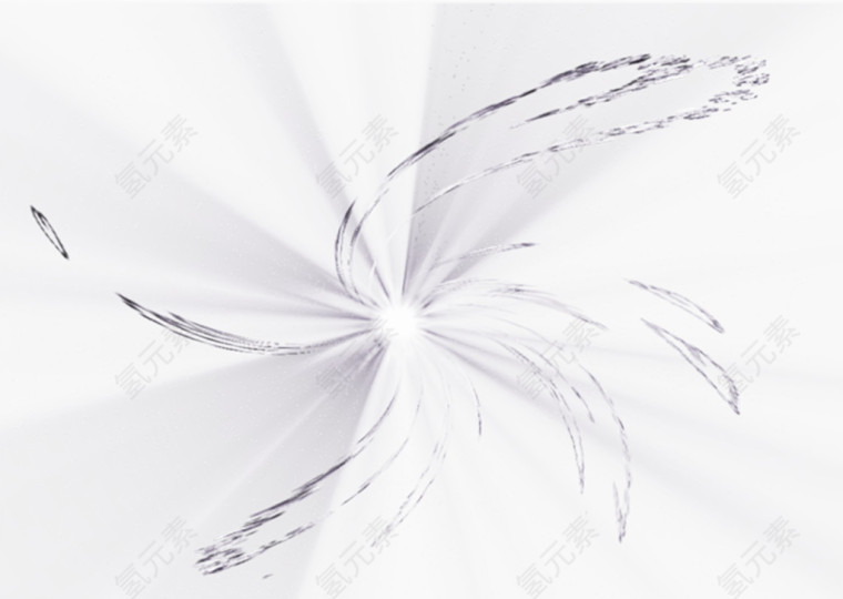 黑白旋转光效