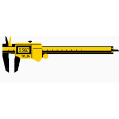 游标卡尺png矢量素材