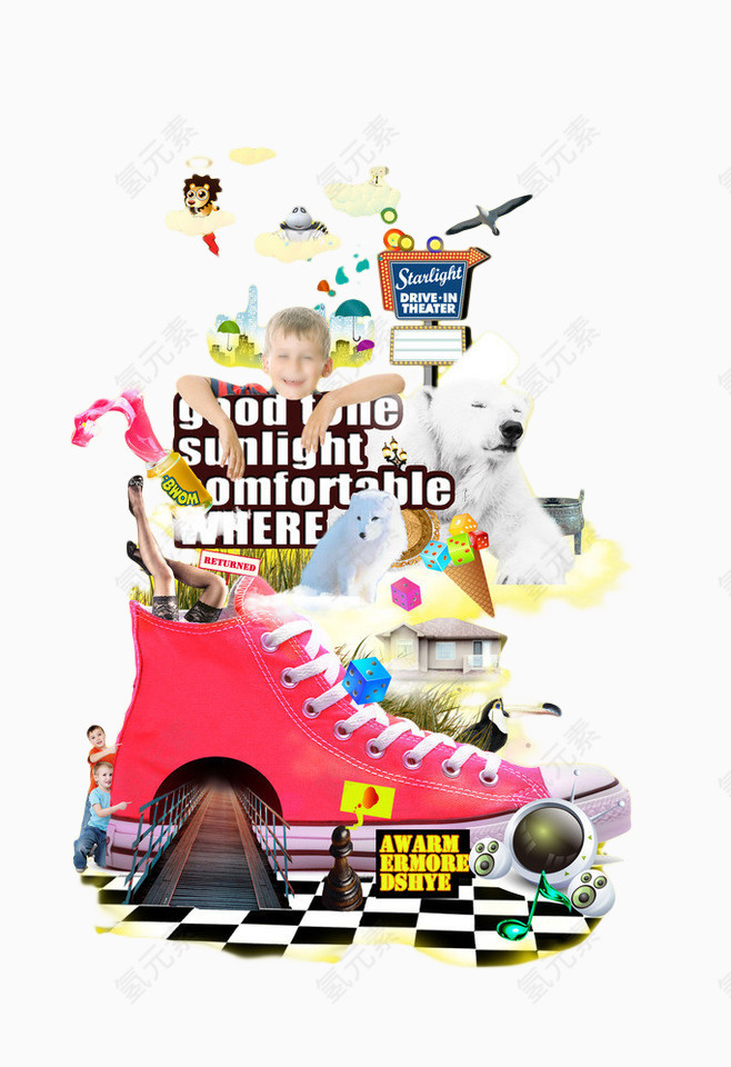 免抠的商业活动的海报设计