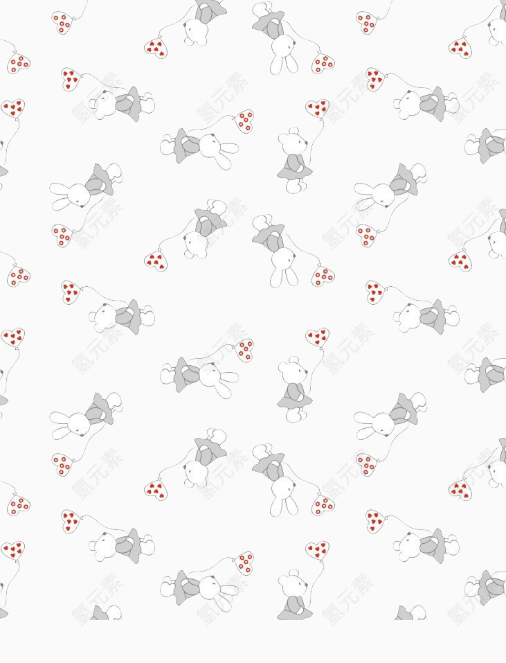 小白兔背景图片素材