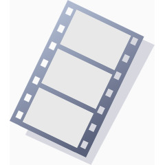 淡蓝配色电影胶卷