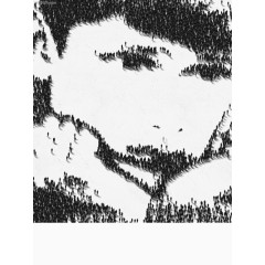 男孩素描矢量图