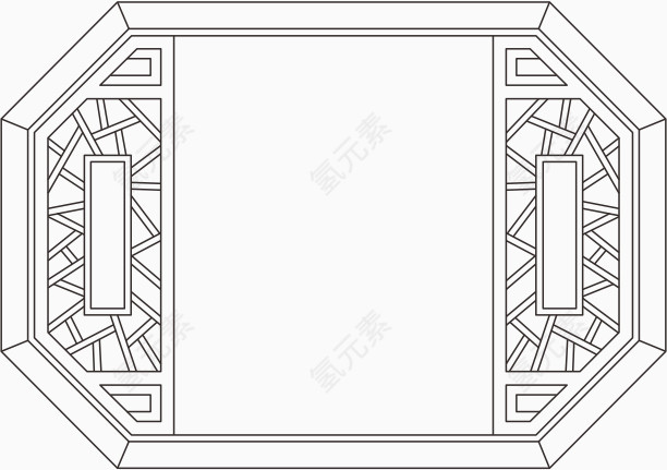 传统古典中式窗