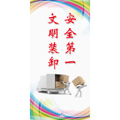 仓库安全管理挂画