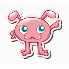 粉色小兔子