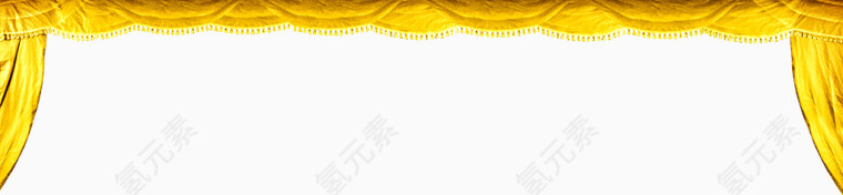 金色窗帘帷幕