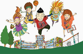 青春洋溢的少年