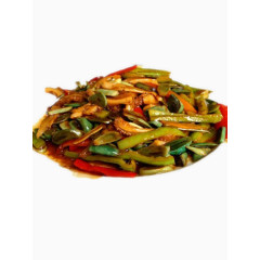 腊八蒜炒牛肚素材