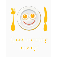 叉子刀盘子蔬菜