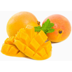 黄色芒果果肉