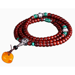 小叶紫檀手串108颗佛珠手链